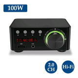 Hifi Bt5.0 - Amplificador Digital Mini Estéreo De Audio (100