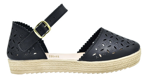 Sandalia Dama Mancera 900 Negro Cerrada Moda Casual 22 Al 26