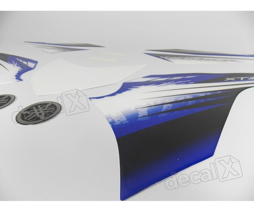 Kit Adesivos Yamaha Lander 250 2012 Azul Resinado 10359