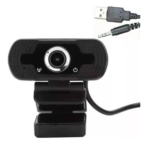 Cámara Webcam Usb Con Micrófono Para Teletrabajo Y Videoco
