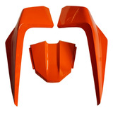 Plasticos/molduras Para Faro Ktm Duke Tipo 250 Naranja Trio