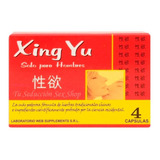 Xing Yu X 4 Caps. Potenciador Masculino Vigorizante Natural