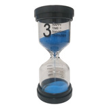 Mini Reloj De Arena Azul De 3 Minutos