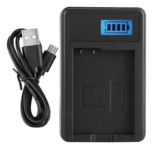 Batería Usb Para Pantalla Lcd En-el14 D5100/d3100/d3200/d330