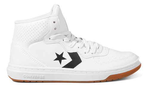 Zapatillas Converse Rival Mid Blanco Negro Hombre