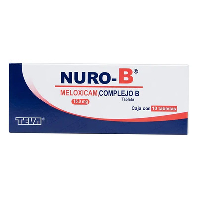 Nuro-b Tableta 100 Mg\u002F100 Mg\u002F5 Mg\u002F15 Mg, 10 Tabletas | Envío gratis