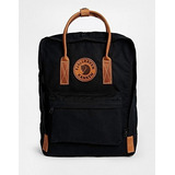 Mochila Urbana Fjallraven Kånken Kånken Color Negro Diseño Lisa 16l