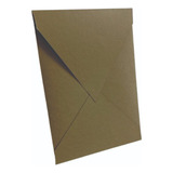 100 Envelope Bico Verde Oliva 180g 14x20 Vertical 