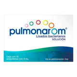 Pulmonaron Lisados Bacterianos Solución 10 Ampollas