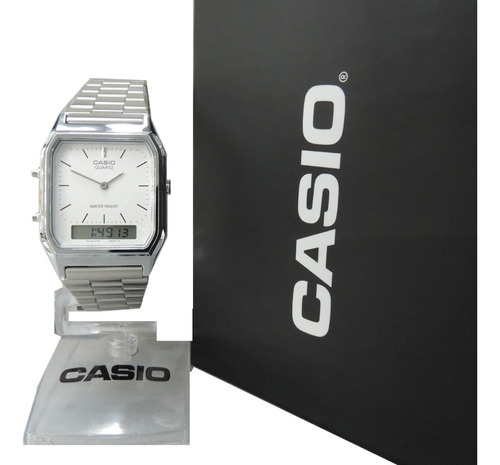 Relógio Casio Vintage Unissex - Mod Aq-230a-7dmq Nf/garantia