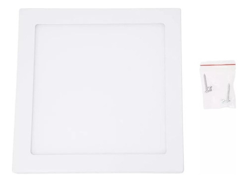 Foco Panel Led 20cm 18w Sobrepuesto Cuadrado