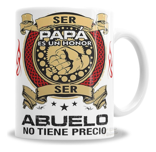 Taza De Cerámica Día Del Padre Regalo Abuelo - Con Caja