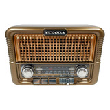 Rádio Retro Vintage Antigo Am Fm Sd Usb Mp3 Bivolt Bluetooth