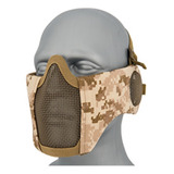 Mascara Elite Protección Tactica Cara Y Oídos Cafe Xtreme C