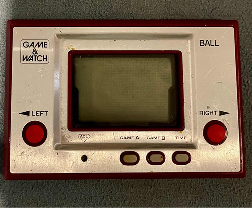 Game & Watch Nintendo Toss Up/ Time Out Ac-01 ( 1980 Silver)