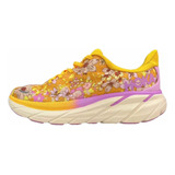 Hoka One One Clifton 8 Laranja Floral Leia A Descrição