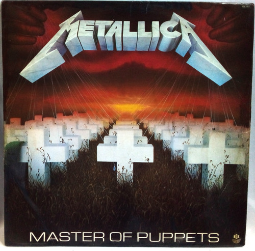 Metallica Master Of Puppets Lp 1987 Com Encarte Leia