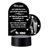 Lámpara De Noche Regalo Para Papa Decoración Día Del Padre