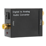 Convertidor Digital A Analógico De Señal R/l Óptica Coaxial