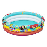 Pileta Inflable Redonda Princesas Disney Bestway 91099 Color Multicolor