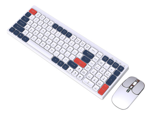 Conjunto De Teclado E Mouse Sem Fio Bluetooth De Modo Duplo