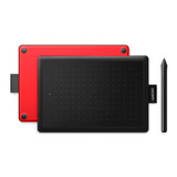 Tableta Digitalizadora One By Wacom Ctl-472  Negra Y Roja