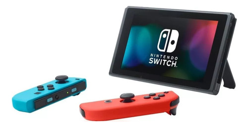 Nintendo Swich Con Funda Vidrio Protector, Cables + 3 Juegos