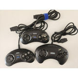 Controles/joy 6/3 Botões Sega Original Mega Genesis Leia