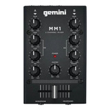 Consola Mixer Dj De Bolsillo Portátil Gemini Mm1 2 Canales