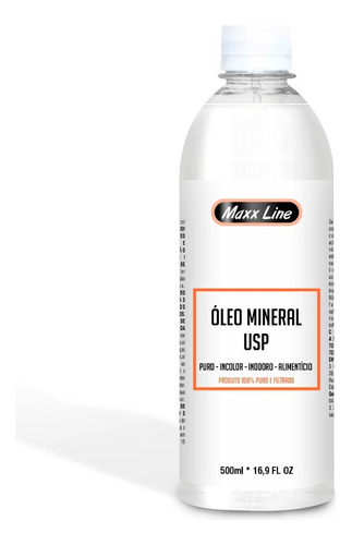 Óleo Mineral Usp Puro Hidratar Madeira Tabua Carne 500ml