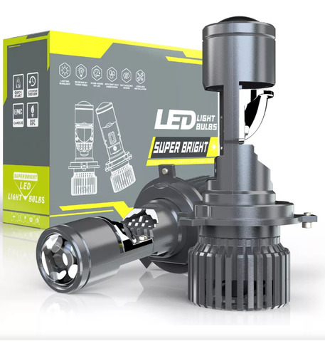 Par Ultra Led Lampada Mini Projetor H4 Canhão 200w 30000lm