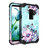 Funda Para Galaxy S9 Plus (diseno Floreado Azul)