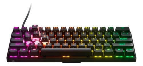 Teclado Steelseries Apex Pro Mini Rgb Gamer, 60% Color Del Teclado: Negro Idioma: Inglés (ee. Uu.)