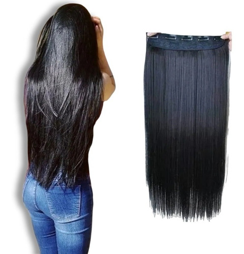 Extensión Seminatural Cabello Matte Brillo Natural Clip On 