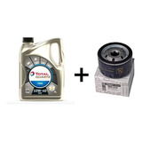 Total Q 7000 10w40 X4lts. + Filtro Aceite Orig Renault 203 