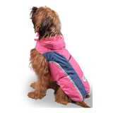 Chaqueta Impermeable Rosada Para Perros Grandes 7xl