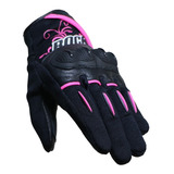 Guantes Moto Mujer Joe Rocket Super Moto 2.0 Rosas Táctiles