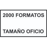 2000 Recetas Médicas T/oficio En Papel Bond De 75 Grs.