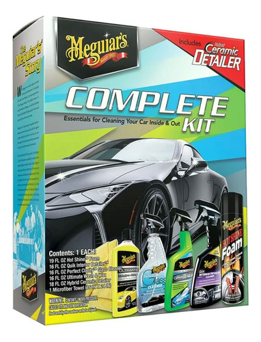 Meguiars Kit Completo Ceramic, Ultimate, Shampoo, Detailer