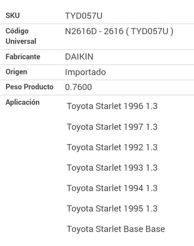 Disco De Embrague Toyota Starlet, Paseo, Tercel. Foto 6