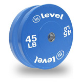 Par Disco Olímpico Bumper 45 Lbs Color Levelfitness