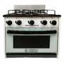 Anafe Cocina 4 Cuatro Hornallas Con Horno Para Gas Envasado Color Blanco | Mismo precio en cuotas
