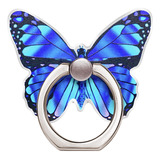 Anillo Para Celular - Mariposa Azul