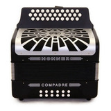 Acordeon Hohner  Compadre'' Fa-sib Mib 31 Botones 12 Bajos