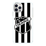 Capinha Ceará Sc Listras Verticais Branco Capa De Celular