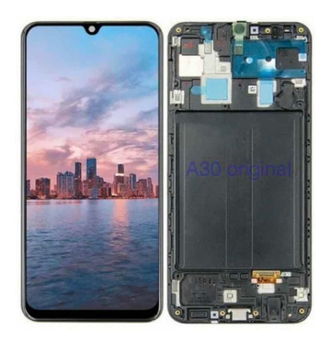 Tela Aro Display Oled Original Samsung A30 A305 Biometria