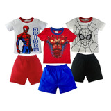 Kit 3 Conjuntos Marvel Spiderman