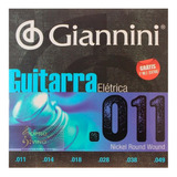 Encordoamento Guitarra .011 Giannini Geegst11