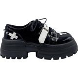 Zapatos Plataforma Cordones Mujer Calzado Estilo Punk Lolita