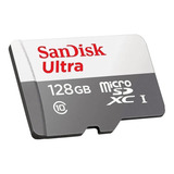 Cartão De Memória Sandisk Ultra 128gb Classe 10 + Adaptador